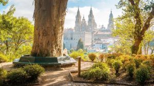 Santiago de Compostela y su vista