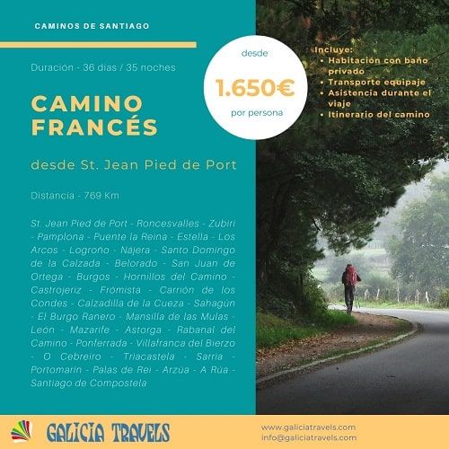 French way from Saint Jean
