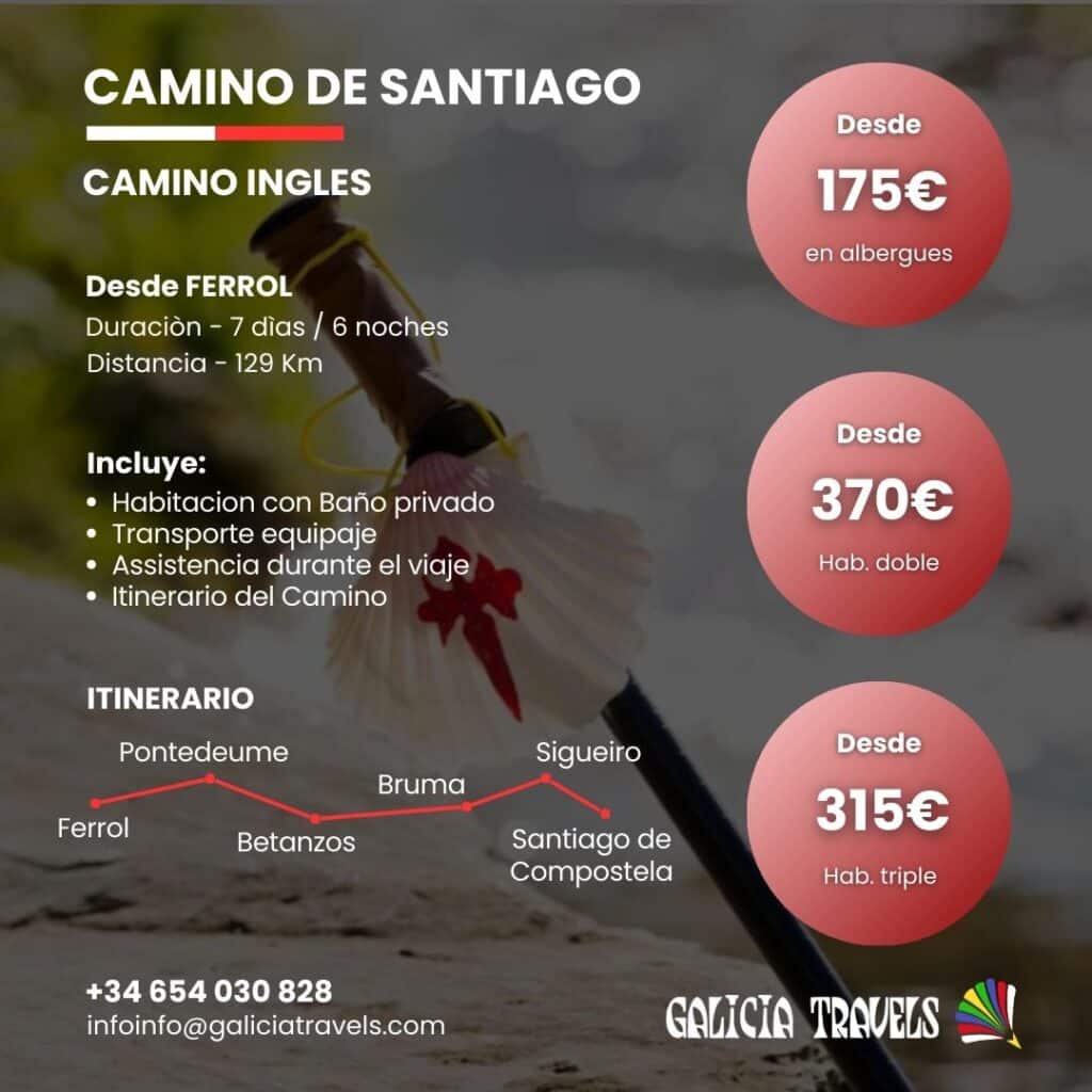 El camino Inglés desde Ferrol