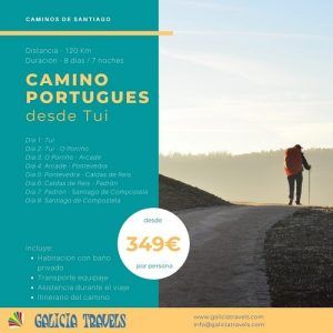 the Camino Portugues from Tui