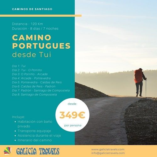 the Camino Portugues from Tui