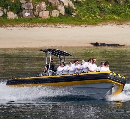 VIP boat ride