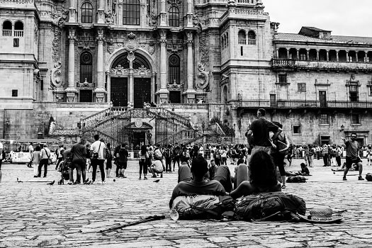 Niños a Santiago de Compostela