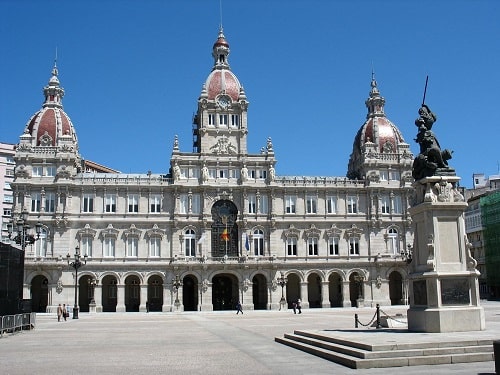 A Coruña: María Pita square