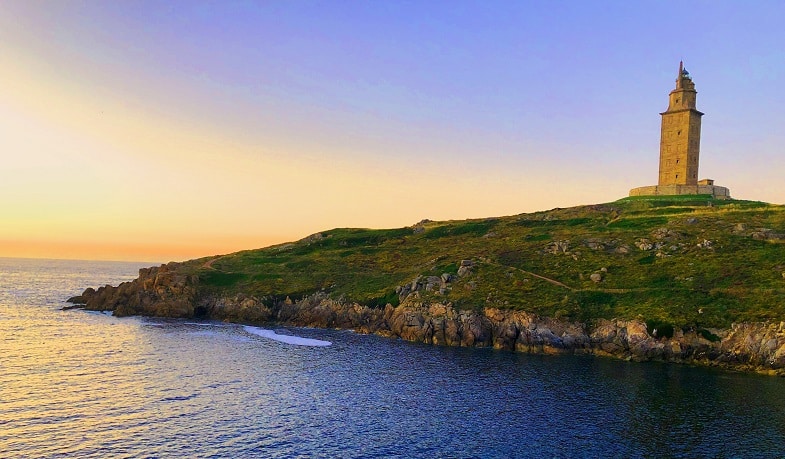 Torre de Hercules en A Coruña en