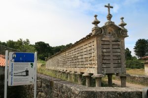 The hórreo of Carnota , example of traditional Galician architecture