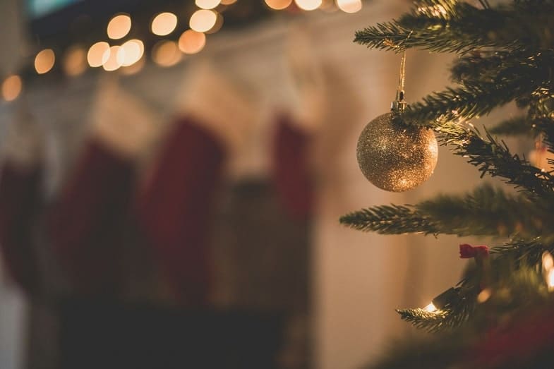 Arbol de Navidad en Santiago de Compostela