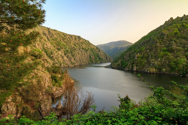 vistas del Cañón del Sil y del río Miño
