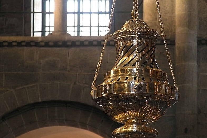 the "botafumeiro" in Santiago de Compostela
